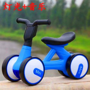 儿童滑行学步车 1-3岁宝宝生日礼物男女孩无脚踏四轮 米高滑行车