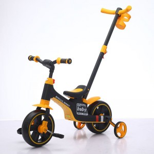 儿童三轮车脚踏车小孩手推一岁骑单车幼儿宝宝脚蹬自行车轻便