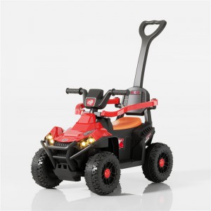 儿童电动车四轮沙滩车汽车宝宝可推可骑行玩具车可坐人遥控手推车