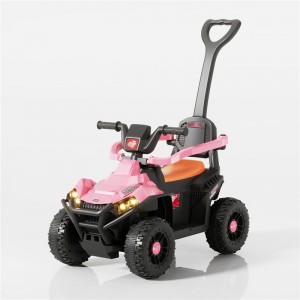 儿童电动车四轮沙滩车汽车宝宝可推可骑行玩具车可坐人遥控手推车