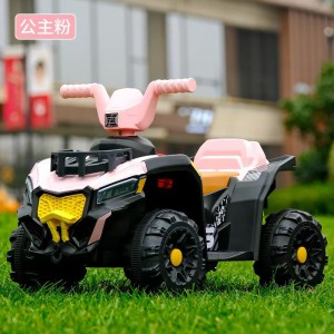 新款儿童电动沙滩车 儿童电动汽车宝宝电瓶车1-4岁早教单驱电动车