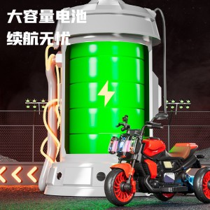 新款儿童电动摩托车男女宝宝可坐三轮车款充电户外骑行电瓶三轮车