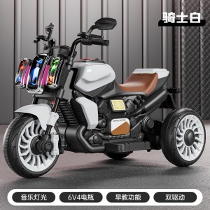 新款儿童电动摩托车男女宝宝可坐三轮车款充电户外骑行电瓶三轮车