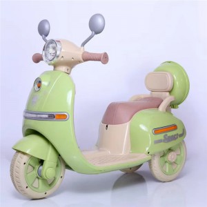 电动6v骑乘汽车大电池ABS材料儿童摩托车男童三轮车3-6岁儿童三轮车