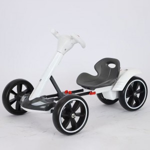 儿童电动卡丁车轻便免安装可折叠3—8岁儿童电动四轮汽车