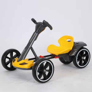 儿童电动卡丁车轻便免安装可折叠3—8岁儿童电动四轮汽车