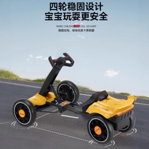 新款儿童卡丁车四轮可坐人男女宝宝电动四轮车便携式带遥控可折叠