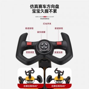 新款儿童卡丁车四轮可坐人男女宝宝电动四轮车便携式带遥控可折叠