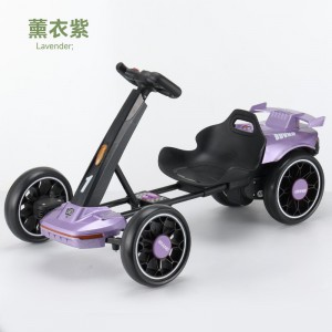 新款儿童卡丁车四轮可坐人男女宝宝电动四轮车便携式带遥控可折叠