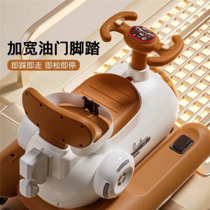 儿童电动车室内两用分开滑行扭扭车男女宝宝可坐人灯光音乐早教车