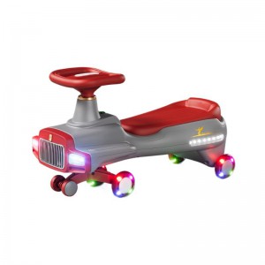 儿童扭扭车3-6岁亲子共乘大人可坐防侧翻扭扭车带蓝牙溜溜摇摆车