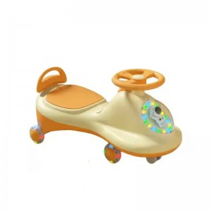 儿童骑秋千婴儿扭转车 带音乐和灯光Pu闪光轮婴儿扭转车摇摆车滑动玩具