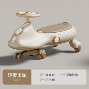 儿童扭扭车溜溜车万向轮男女宝宝一岁防侧翻大人可坐静音轮