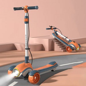 儿童滑板车儿童3轮滑板车制造商婴儿滑板车的孩子与灯