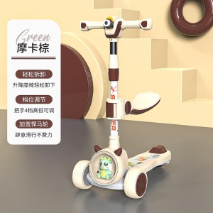 大款儿童滑板车1-3-6-12岁宝宝踏板15可推可坐男女小孩滑行溜溜车