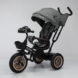 儿童三轮车手推车多种功能三轮车儿童玩具车婴儿车可躺可转向