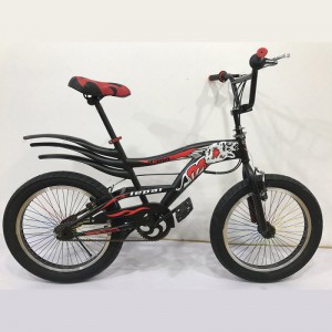 狮王 表演车 铝合金轮 一体轮自行车 加密辐条 有尾和后座和三尾