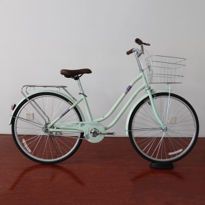 女式复古单车成人轻便脚踏车学生变速代步车子淑女通勤自行车