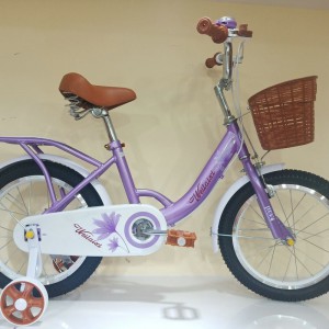 厂家供应儿童自行车12-16寸童车宝宝单车带辅助轮公主自行车