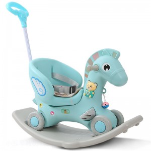 儿童音乐木马儿童摇摇马多种功能儿童摇马两用摇摇车塑料婴儿小木马