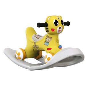 木马儿童摇摇马二合一可拆卸两用滑行车摇椅塑料玩具车带音乐灯光