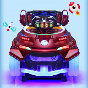 新款儿童电动投币MP5机甲战车摇摆机商用可扫码款摇摇车电玩