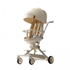 The new baby walking artifact stroller has a high landscape, can be reclined, and the baby walker can be carried in both directions