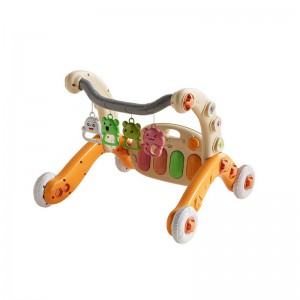 New 6 in 1 baby walker pedal piano 0-36 month old baby educational early education music fitness stand