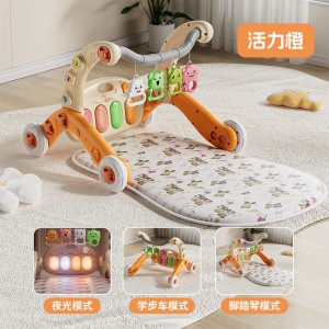 New 6 in 1 baby walker pedal piano 0-36 month old baby educational early education music fitness stand