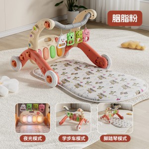 New 6 in 1 baby walker pedal piano 0-36 month old baby educational early education music fitness stand