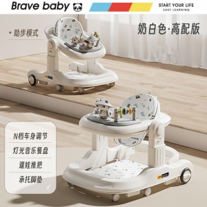 新款婴儿学步车防o型腿多种功能防侧翻一岁宝宝可坐助步车