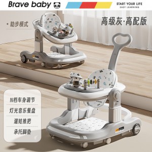 新款婴儿学步车防o型腿多种功能防侧翻一岁宝宝可坐助步车