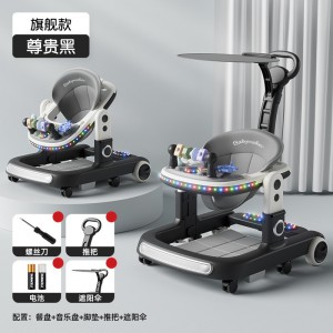 婴儿学步车多种功能宝宝儿童助步车可推可坐学走路起步车