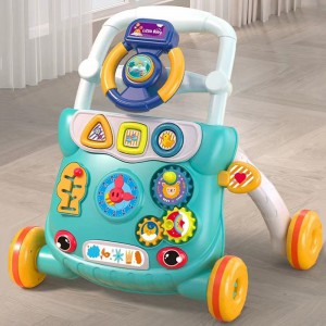宝宝学步车玩具 婴儿助步车10-18个月带音乐带水箱可调速玩具