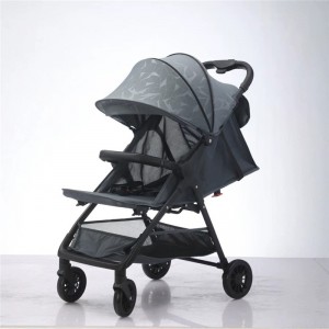 High landscape stroller, can sit and lie down, lightweight folding stroller, baby four-wheel pocket stroller