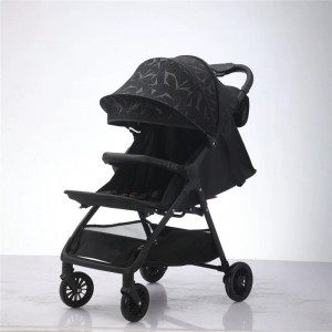 High landscape stroller, can sit and lie down, lightweight folding stroller, baby four-wheel pocket stroller