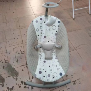 Baby multi-function folding rocking chair, baby music vibrating seat, newborn cradle projection adjustable recliner