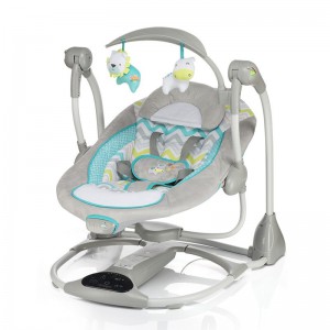 Newborn electric swing cradle chair external power supply baby electric rocking chair newborn music toy rocking chair