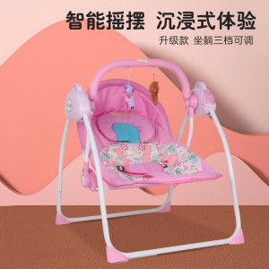 婴儿电动摇椅带音乐新生儿哄娃车电动摇篮宝宝摇摇床婴儿床睡篮