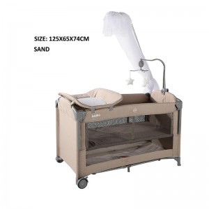 婴儿床拼接大床多种功能便携移动可折叠新生儿宝宝床