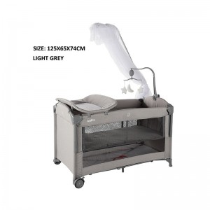 婴儿床拼接大床多种功能便携移动可折叠新生儿宝宝床