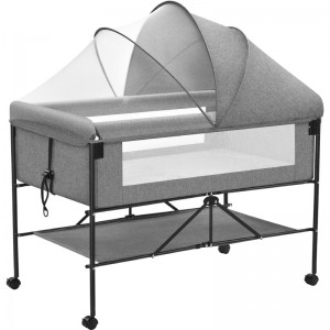婴儿床可移动多种功能可折叠加大款宝宝床新生儿睡篮床便携式拼接床