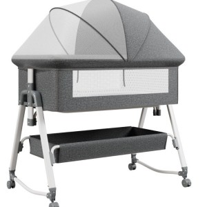 Baby bed, movable, portable cradle bed, foldable, liftable, multi-functional, bb bed, newborn splicing king bed