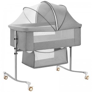 crib foldable portable cradle bedside bed mobile baby bed sleeping basket bb bed newborn splicing queen bed