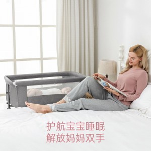 crib foldable portable cradle bedside bed mobile baby bed sleeping basket bb bed newborn splicing queen bed