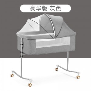 crib foldable portable cradle bedside bed mobile baby bed sleeping basket bb bed newborn splicing queen bed