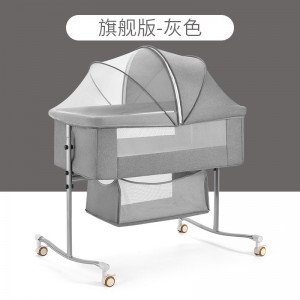 crib foldable portable cradle bedside bed mobile baby bed sleeping basket bb bed newborn splicing queen bed