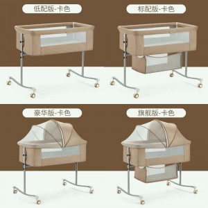crib foldable portable cradle bedside bed mobile baby bed sleeping basket bb bed newborn splicing queen bed