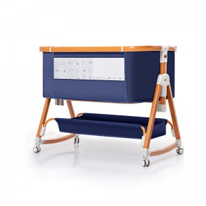 婴儿床宝宝床多种功能可移动拼接大床折叠便携式新生儿床摇篮床