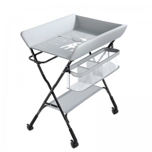 尿布台多种功能婴儿护理台宝宝抚触台新生儿换尿布台可折叠升降高度